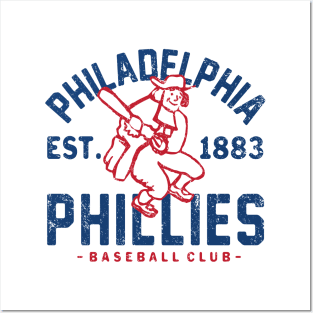 Philadelphia Phillies Retro 2 by Buck Tee Posters and Art